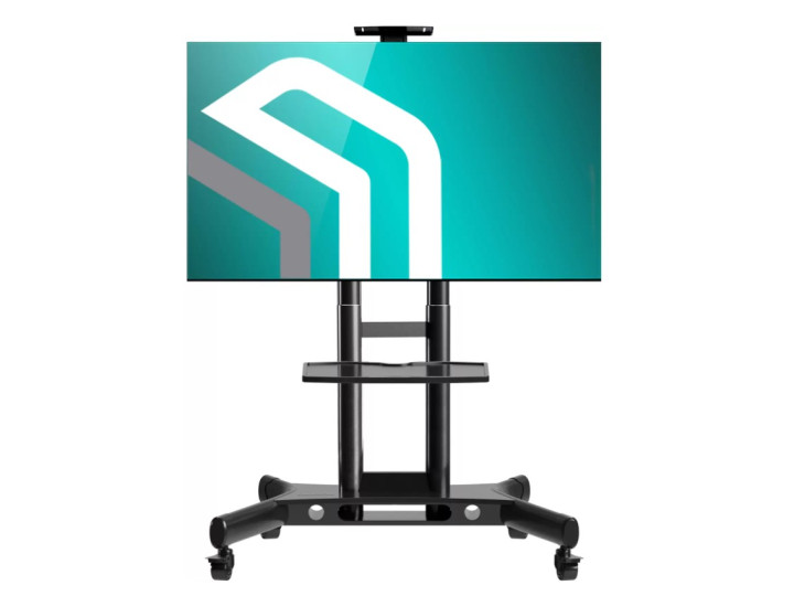 Мобильная стойка для ТВ ONKRON TS1551 чёрный, для 40"-70" Мобильная стойка для ТВ ONKRON TS1551 чёрный, для 40"-70"