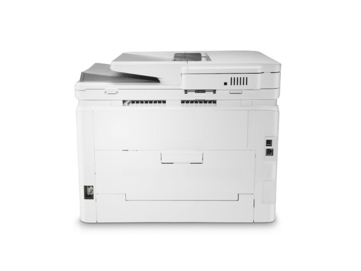 Мфу HP Color LaserJet Pro M283fdw, принтер/сканер/копир/факс, разрешение печати 600x600 dpi, скорость печати 21 стр/мин ч/б и цвет, сканер 600x600 dpi, устройство автоподачи оригиналов одностороннее 50 листов, автоматический дуплекс, запас бумаги 250 лист