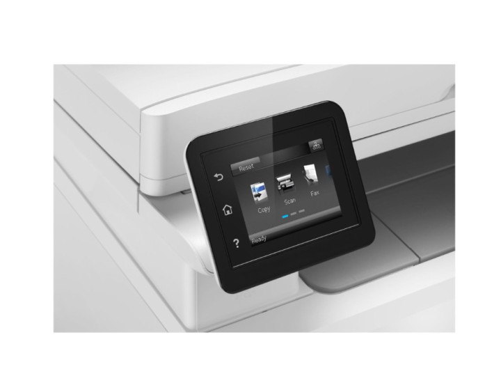 Мфу HP Color LaserJet Pro M283fdw, принтер/сканер/копир/факс, разрешение печати 600x600 dpi, скорость печати 21 стр/мин ч/б и цвет, сканер 600x600 dpi, устройство автоподачи оригиналов одностороннее 50 листов, автоматический дуплекс, запас бумаги 250 лист