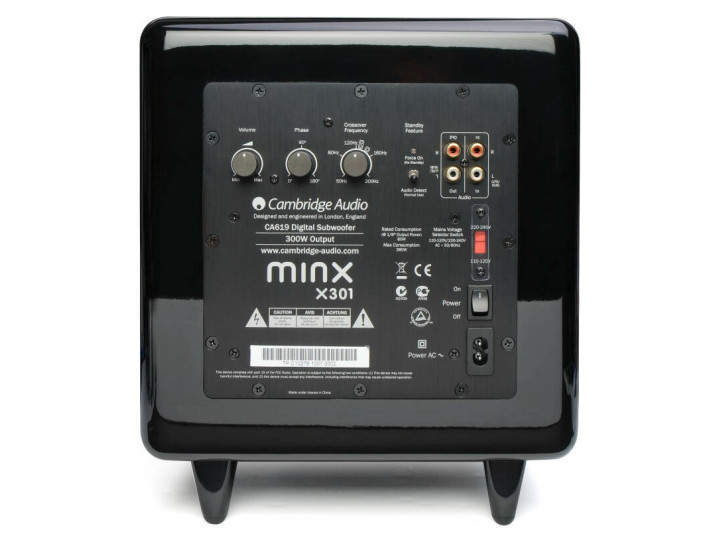 Сабвуфер CAMBRIDGE AUDIO Minx 301, черный