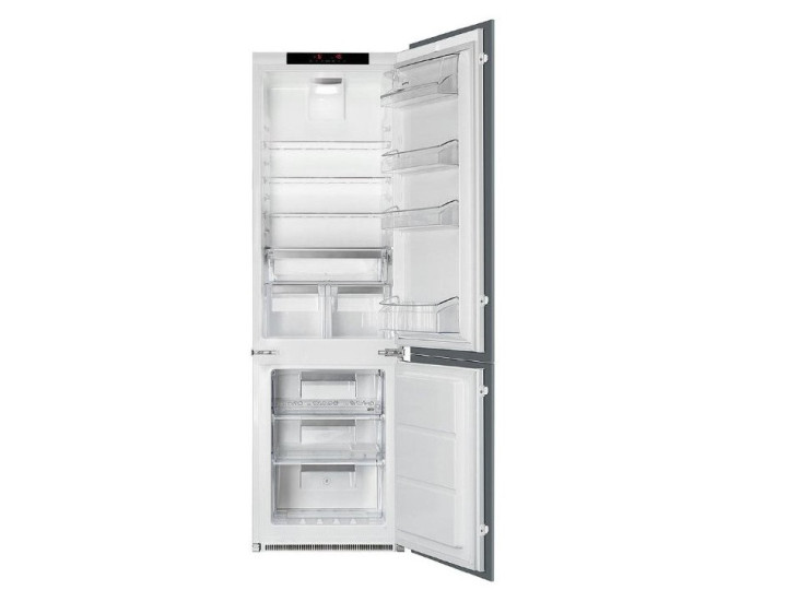 Холодильник BERSON BR185NF/LED inox black