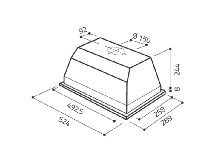 Вытяжка Elica Elibloc HT GR/A/60