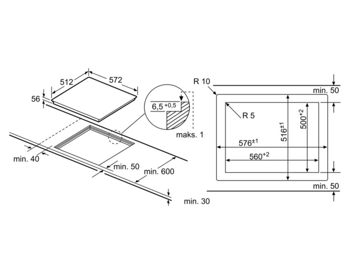 Индукционная варочная панель Bosch PXE601DC1E