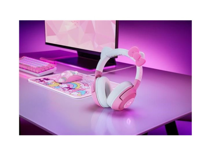Компьютерная гарнитура RAZER Kraken BT Hello Kitty, бело-розовый