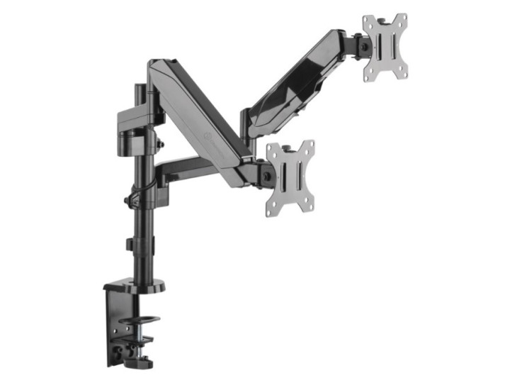 Крепление для двух мониторов ONKRON G140 чёрный, для 13"-32", наклон 55°, поворот 180°, нагрузка до 16 кг, расстояние до стола 0-534 мм Крепление для двух мониторов ONKRON G140 чёрный, для 13"-32", наклон 55°, поворот 180°, нагрузка до 16 кг, расстояние до стола 0-534 мм
