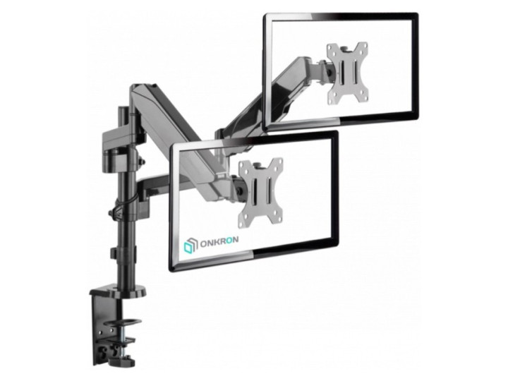 Крепление для двух мониторов ONKRON G140 чёрный, для 13"-32", наклон 55°, поворот 180°, нагрузка до 16 кг, расстояние до стола 0-534 мм Крепление для двух мониторов ONKRON G140 чёрный, для 13"-32", наклон 55°, поворот 180°, нагрузка до 16 кг, расстояние до стола 0-534 мм