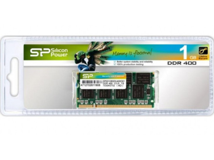 Оперативная память 1 GB 1 шт. Silicon Power SP001GBSDU400O01