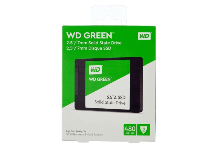 Твердотельный накопитель Western Digital WD Green SATA 480 GB (WDS480G2G0A) Твердотельный накопитель Western Digital WD Green SATA 480 GB (WDS480G2G0A)