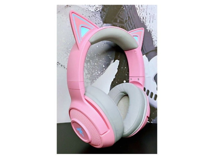 Компьютерная гарнитура RAZER Kraken BT Kitty Edition, розовый