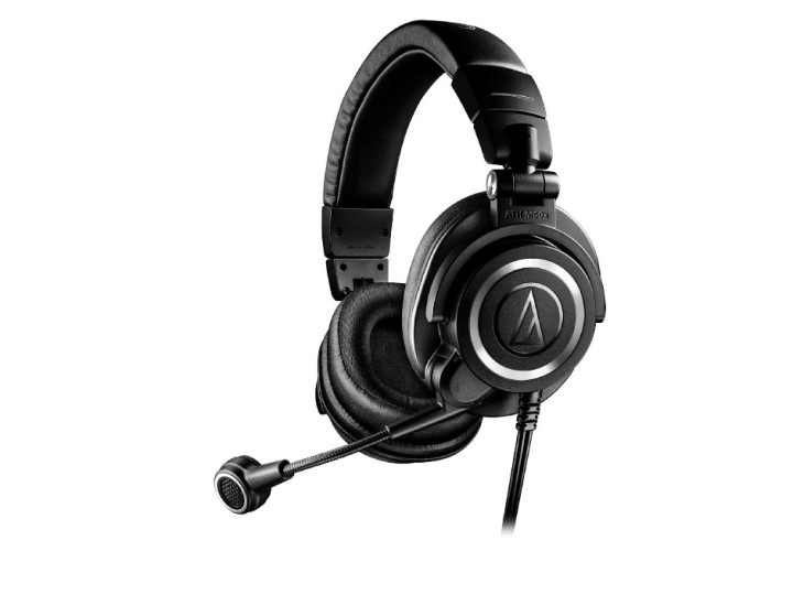 Компьютерная гарнитура AUDIO-TECHNICA ATH-M50XSTS, черный