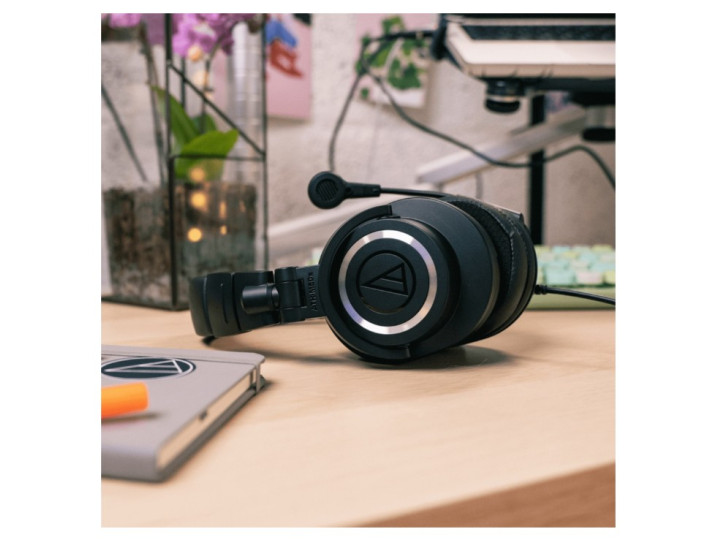 Компьютерная гарнитура AUDIO-TECHNICA ATH-M50XSTS, черный