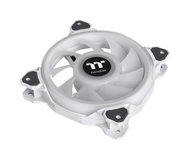 Комплект кулеров для корпуса Thermaltake Riing Quad 12 RGB Radiator Fan TT Premium Edition 3 Fan Pack - White