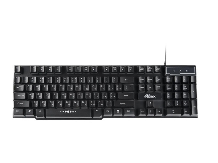 Клавиатура Ritmix RKB-200BL Black Клавиатура Ritmix RKB-200BL Black