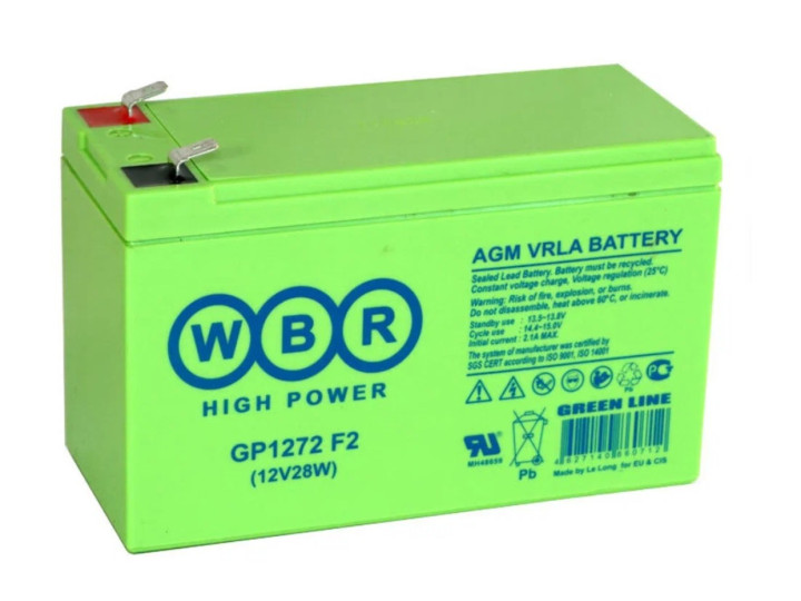 Аккумуляторная батарея WBR GP1272 F2