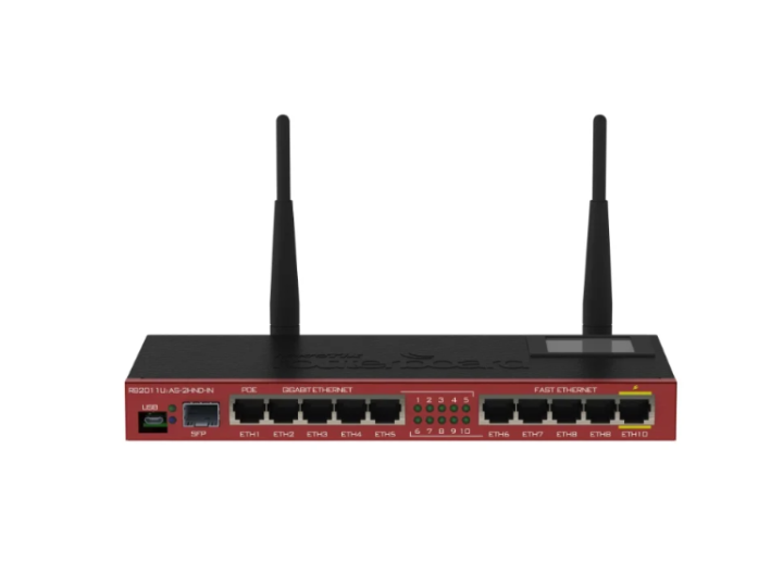 Маршрутизатор Mikrotik RB2011UiAS-2HnD-IN Маршрутизатор Mikrotik RB2011UiAS-2HnD-IN