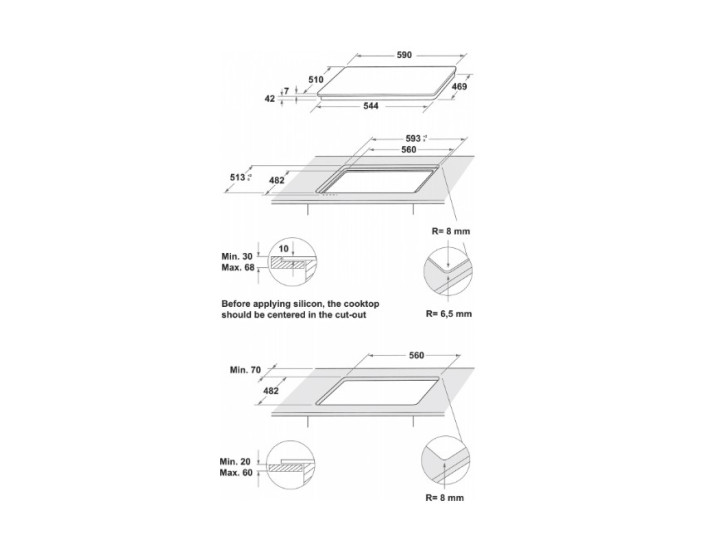 Газовая варочная панель Whirlpool AKTL 629/WH Газовая варочная панель Whirlpool AKTL 629/WH