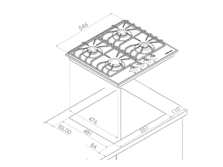 Варочная панель Kuppersberg FQ601 B Варочная панель Kuppersberg FQ601 B