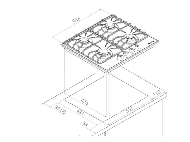 Варочная панель Kuppersberg FQ601 C Варочная панель Kuppersberg FQ601 C