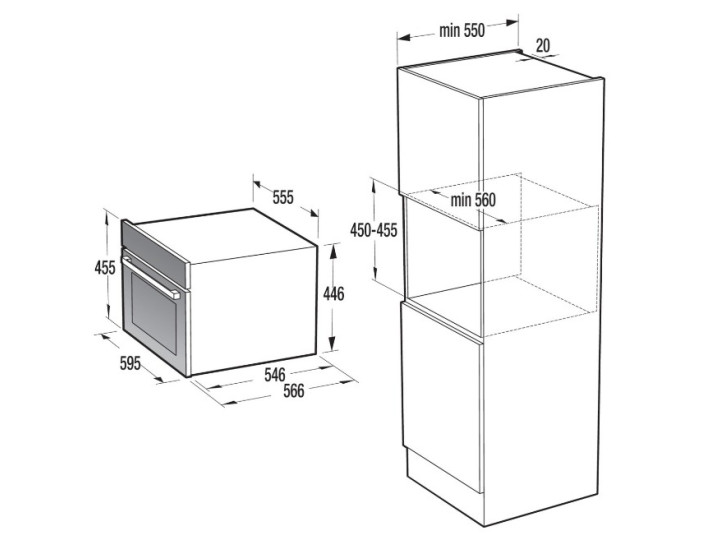 Духовой шкаф электрический GORENJE BCM4547A10BG