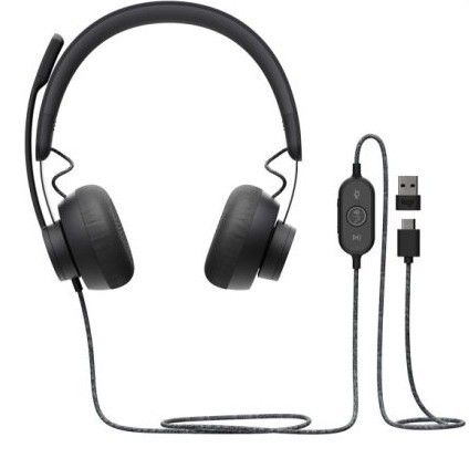 Наушники с микрофоном Logitech Zone Wired MS Teams Headset Stereo (981-000870) Наушники с микрофоном Logitech Zone Wired MS Teams Headset Stereo (981-000870)