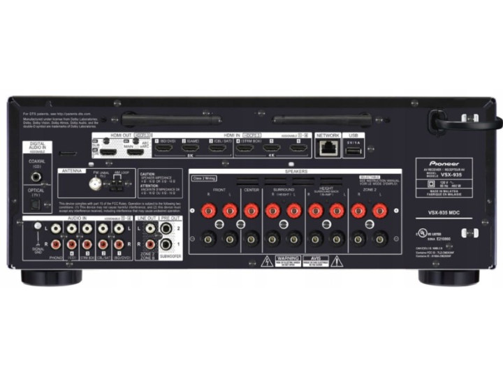 AV-Ресивер Pioneer VSX-935, черный AV-Ресивер Pioneer VSX-935, черный