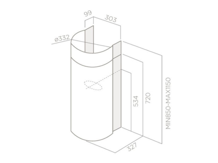 Вытяжка Elica Stone WH/A/33