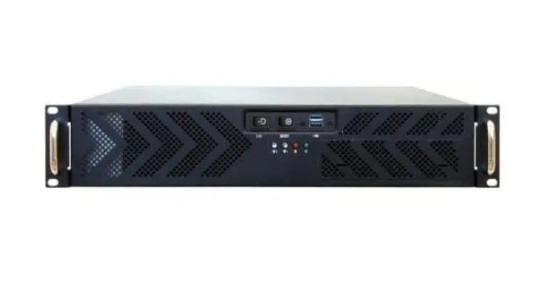 Корпус Rackmount ATX 19" 2U CHIEFTEC IPC <UNC-210T-B> 19" 2U, БП 400W, ATX, 1x 5.25, 4x 3.5. 3 вентилятора: 80 x 80 мм (2 вентилятора в центре корпуса, 1 на задней стенке). Разъемы на фронтальной панели: 2x USB2.0, аудиопорт. Габариты (ШхВхГ) 482 x 89 x 5