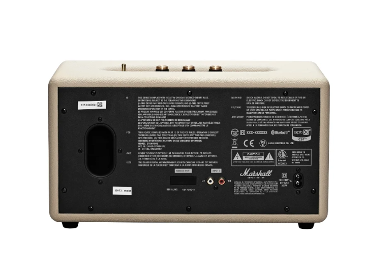 Портативная акустика Marshall Stanmore Cream Портативная акустика Marshall Stanmore Cream