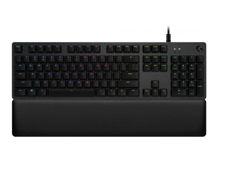 Игровая механическая клавиатура Logitech G513 Mechanical Carbon GX Red (Linear Switch) с RGB подстветкой LIGHTSYNC USB Black (920-009339) Игровая механическая клавиатура Logitech G513 Mechanical Carbon GX Red (Linear Switch) с RGB подстветкой LIGHTSYNC USB Black (920-009339)