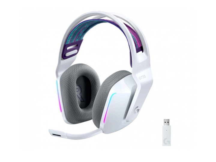 Игровые беспроводные наушники с микрофоном Logitech G733 LIGHTSPEED White (981-000883) Игровые беспроводные наушники с микрофоном Logitech G733 LIGHTSPEED White (981-000883)