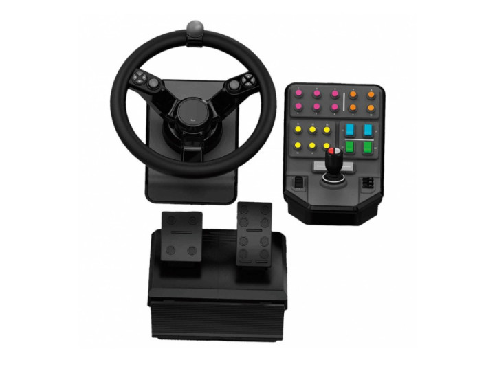 Комплект для управления тяжелой техникой LOGITECH G Heavy Equipment Bundle Farm Controller (945-000062) Комплект для управления тяжелой техникой LOGITECH G Heavy Equipment Bundle Farm Controller (945-000062)