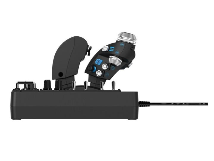 Джойстик Logitech X56 H.O.T.A.S.: джойстик и рычаг управления двигателем (945-000059) Джойстик Logitech X56 H.O.T.A.S.: джойстик и рычаг управления двигателем (945-000059)