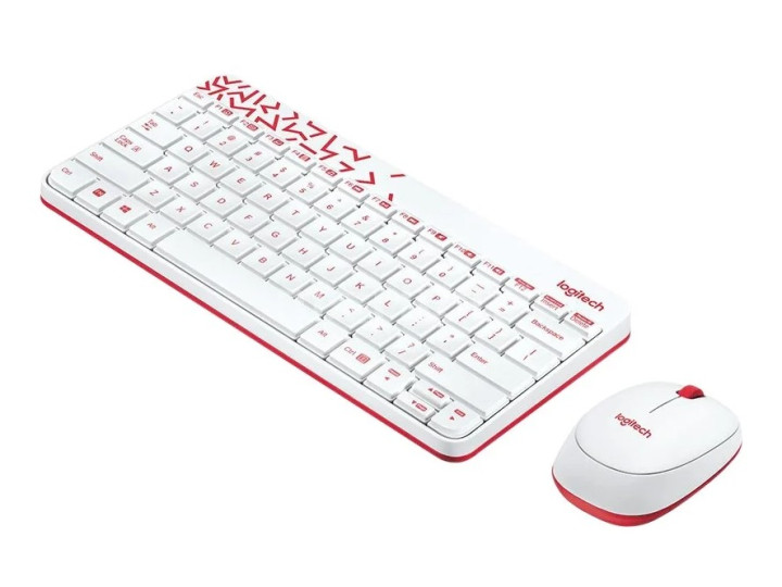 Беспроводной комплект клавиатура+мышь Logitech MK240 Nano WHITE (920-008212)