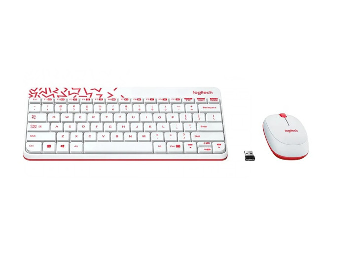 Беспроводной комплект клавиатура+мышь Logitech MK240 Nano WHITE (920-008212) Беспроводной комплект клавиатура+мышь Logitech MK240 Nano WHITE (920-008212)