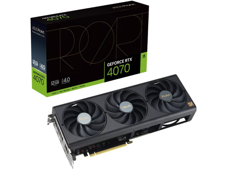 Видеокарта ASUS ProArt GeForce RTX 4070 12GB