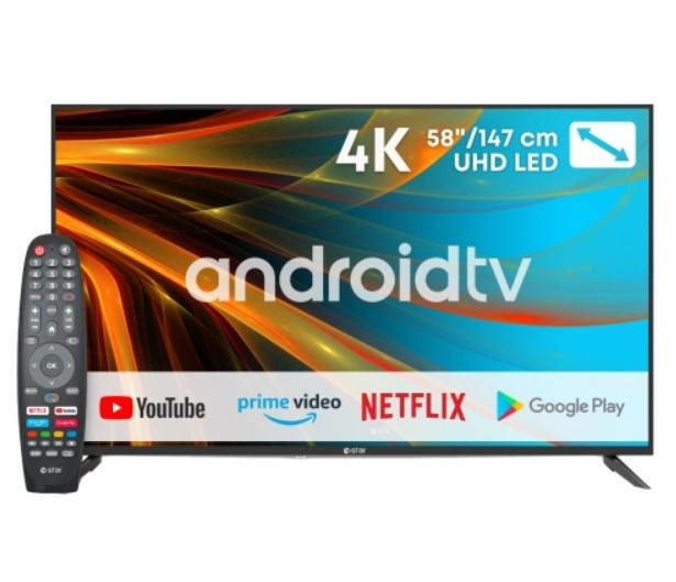 Телевизор e-Star LED 58A1T2 4K FHD Smart TV Android