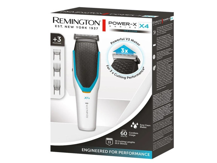 Машинка для стрижки Remington Power X Series X4 HC4000, белый