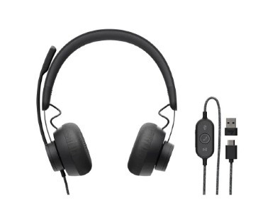Наушники с микрофоном Logitech Zone Wired Headset Stereo (981-000875)