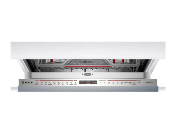 Машина посудомоечная встраиваемая 60 см Bosch SMV8YCX03E (Serie8 / 14 комплектов / 3 полки / расход воды - 9, 5л / Home Connect / TimeLight / AquaStop)