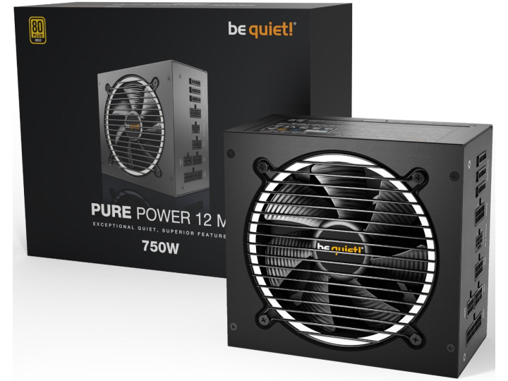 Блок питания BE QUIET! Pure Power 12 M 750W 80 Plus Gold ATX3.0 PCIe5.0