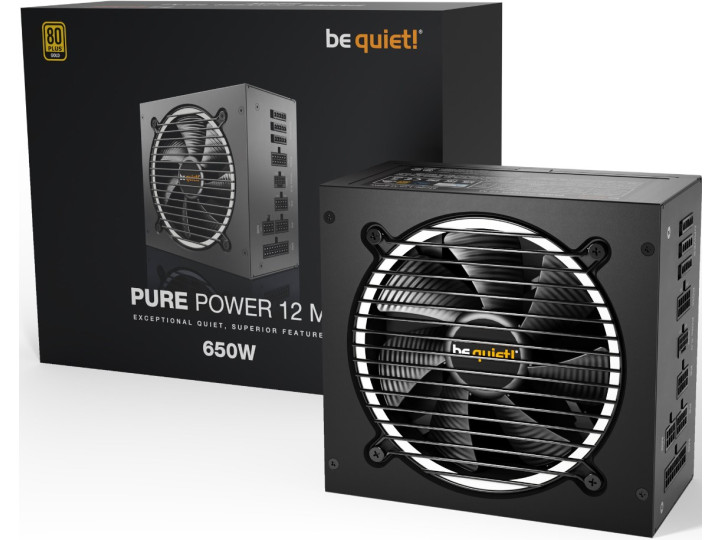 Блок питания BE QUIET! Pure Power 12 M 650W 80 Plus Gold ATX3.0 PCIe5.0