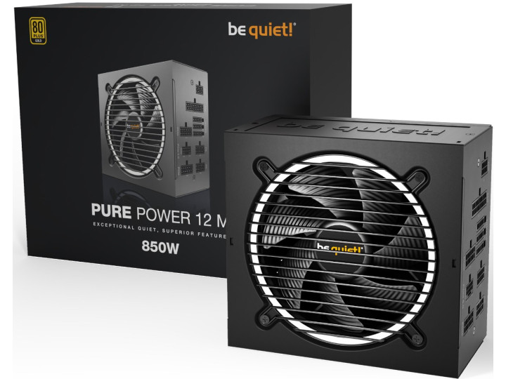 Блок питания BE QUIET! Pure Power 12 M 850W 80 Plus Gold ATX3.0 PCIe5.0