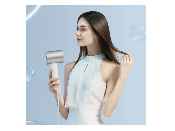 Фен Xiaomi Mijia Water Ionic Hair Dryer H500, белый/серебристый Фен Xiaomi Mijia Water Ionic Hair Dryer H500, белый/серебристый