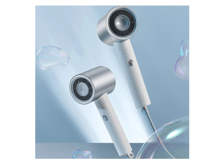 Фен Xiaomi Mijia Water Ionic Hair Dryer H500, белый/серебристый Фен Xiaomi Mijia Water Ionic Hair Dryer H500, белый/серебристый