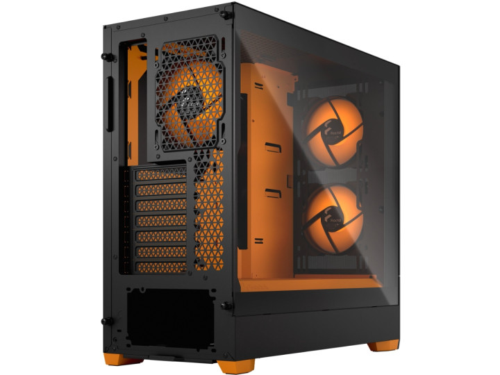 Корпус компьютерный FRACTAL DESIGN Pop Air TG Clear Tint Оранжевый