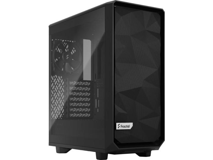 Корпус компьютерный FRACTAL DESIGN Meshify 2 Compact Lite TG Light Tint Черный