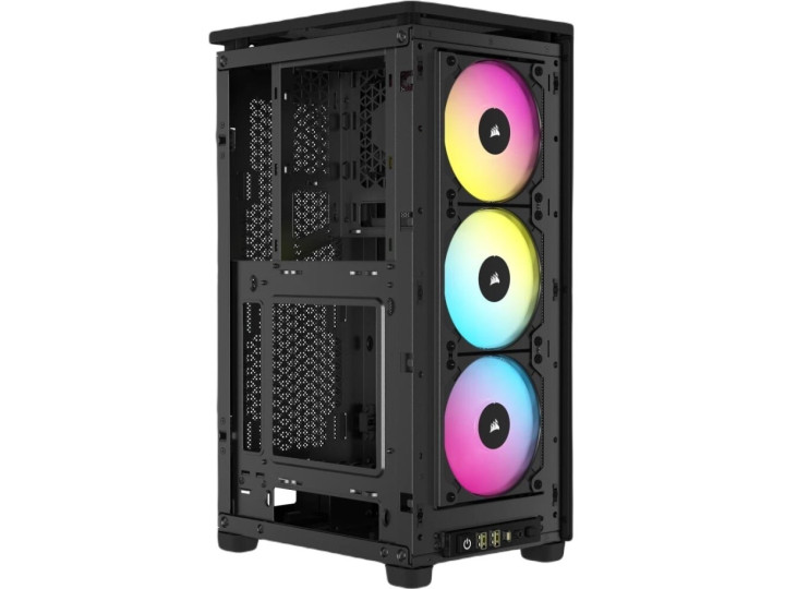 Корпус компьютерный CORSAIR iCUE 2000D RGB Airflow черный