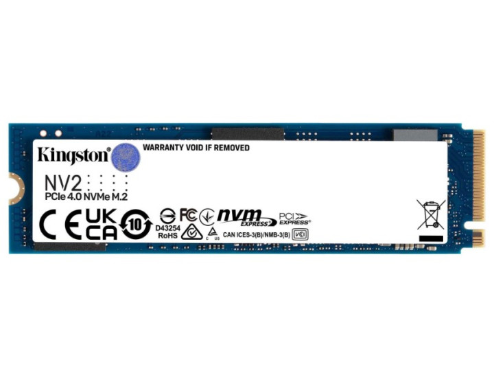 Жесткий диск SSD M.2 500GB Kingston SNV2S/500G PCI-E 4.0 x4 R3500/W2100Mb/s Type 2280 160TBW