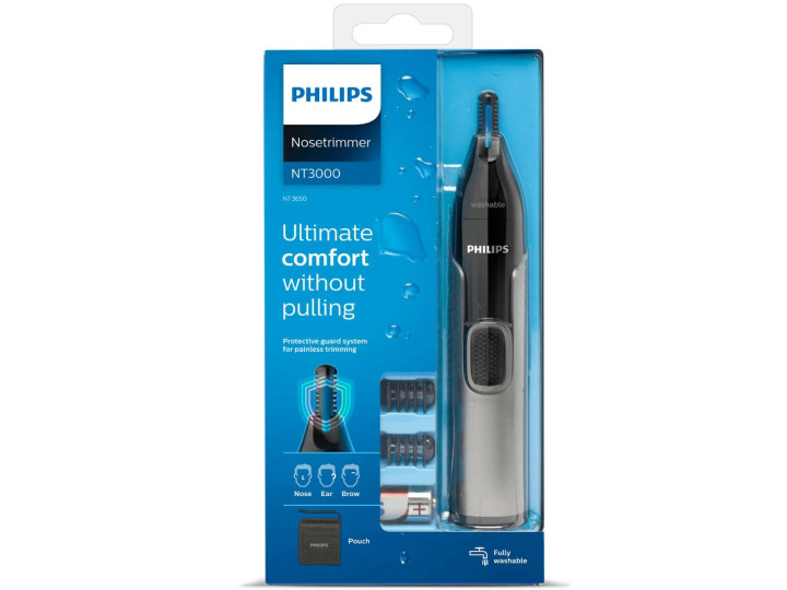 Триммер Philips NT3650/16, черный/серый