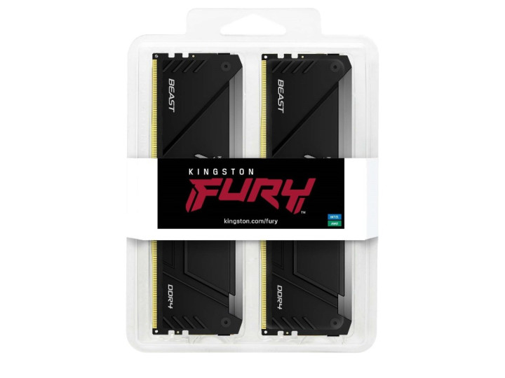 Оперативная память Kingston Fury Beast DDR4 RGB 2x8Gb KF432C16BB2AK2/16
